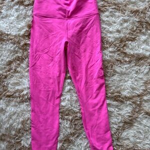 Fabletics Hot Pink Kids Leggings